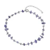 Tobillera Myra Tanzanita Plata